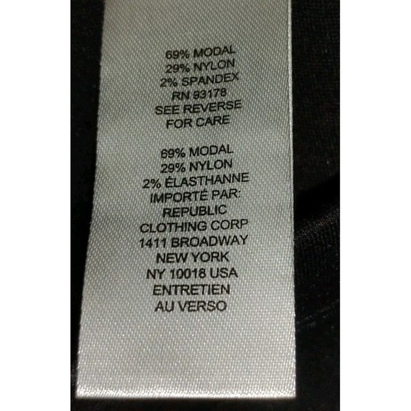 T TAHARI Women's 3X Ponte Skirt Black Modal Chic Slit Knee-Length Plus Sz Comfy - Picture 9 of 9